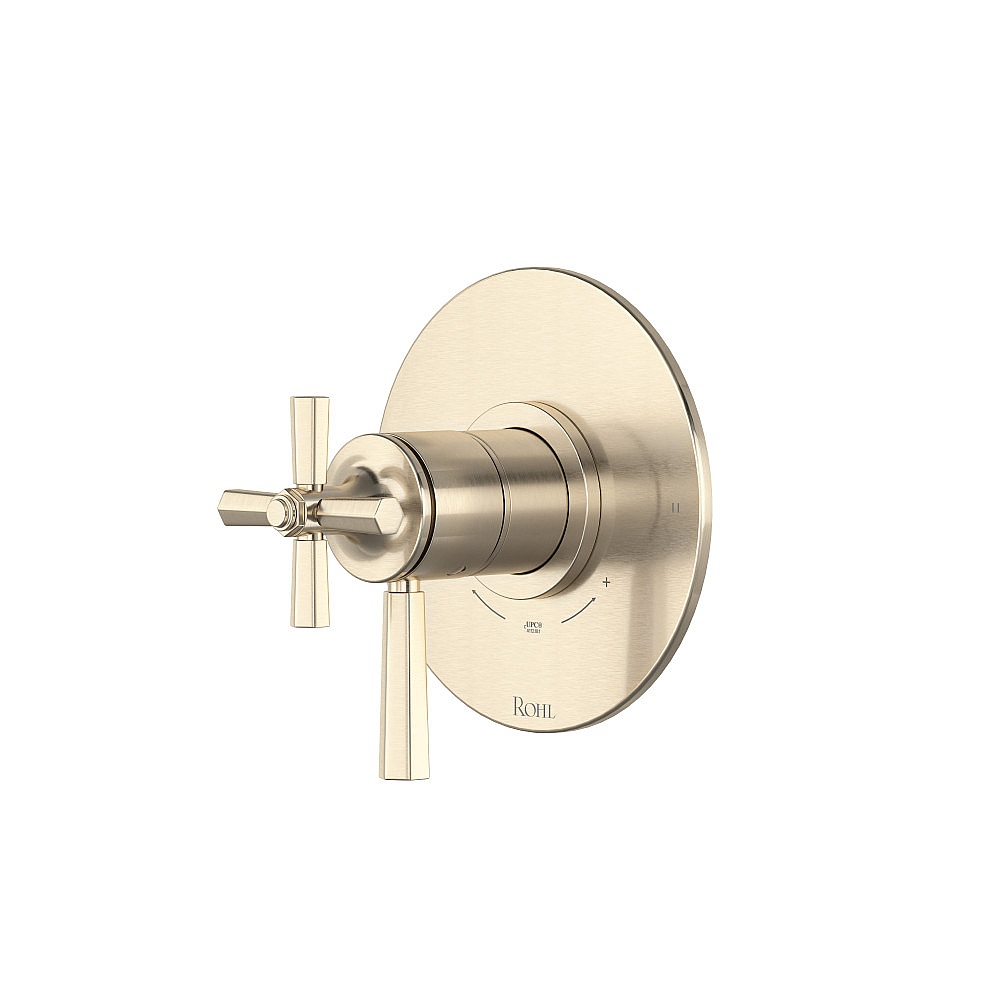 Rohl TMD44W1LMSTN Modelle™ 1/2" Therm & Pressure Balance Trim With 2 Functions - Satin Nickel