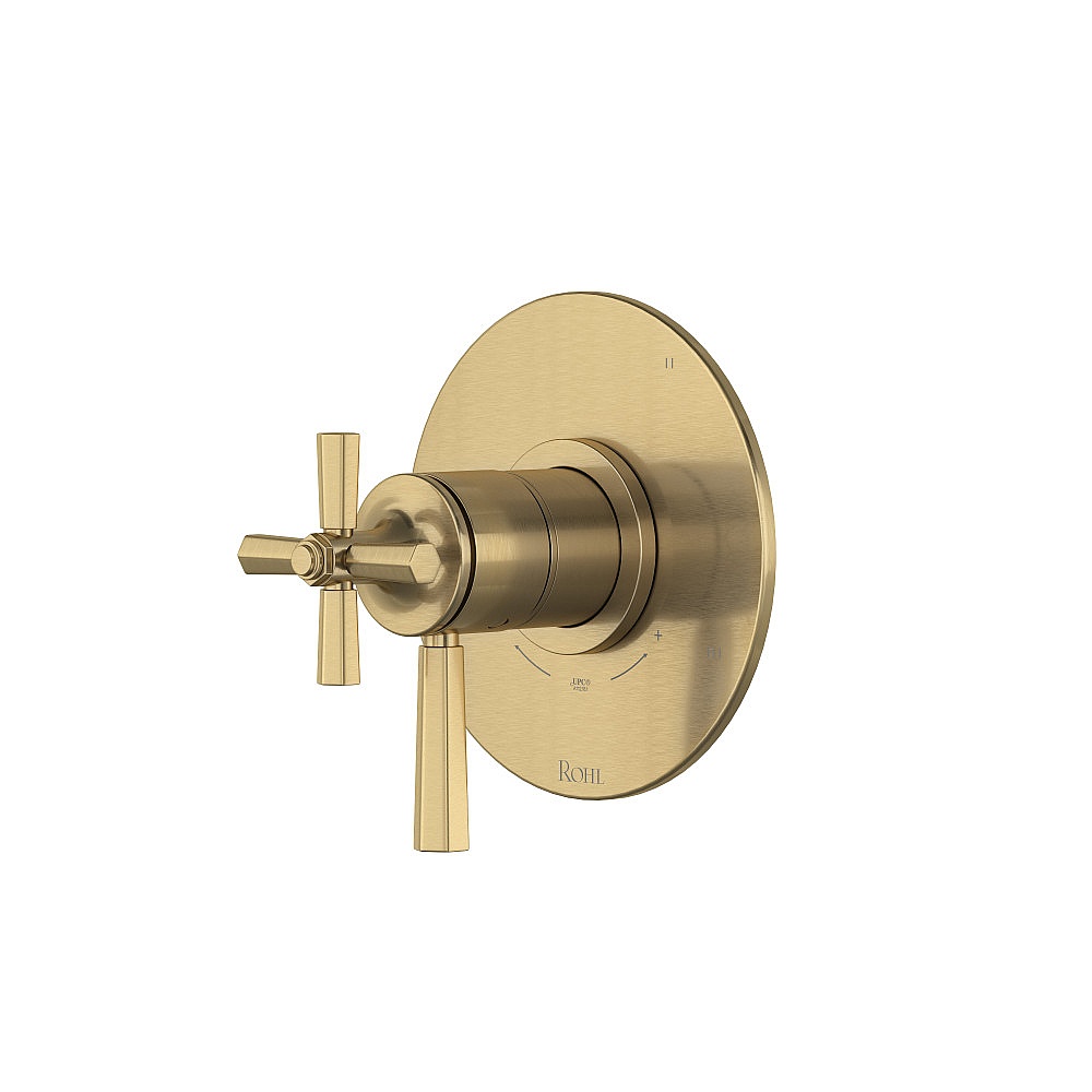 Rohl TMD45W1LMAG Modelle™ 1/2" Therm & Pressure Balance Trim With 5 Functions - Antique Gold