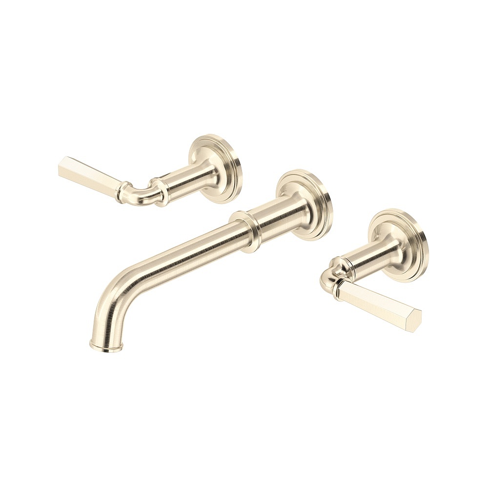 Rohl TSG08W3LMSTN San Giovanni™ Wall Mount Lavatory Faucet Trim - Satin Nickel