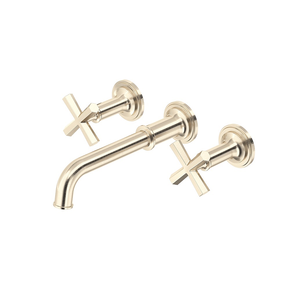Rohl TSG08W3XMSTN San Giovanni™ Wall Mount Lavatory Faucet Trim - Satin Nickel