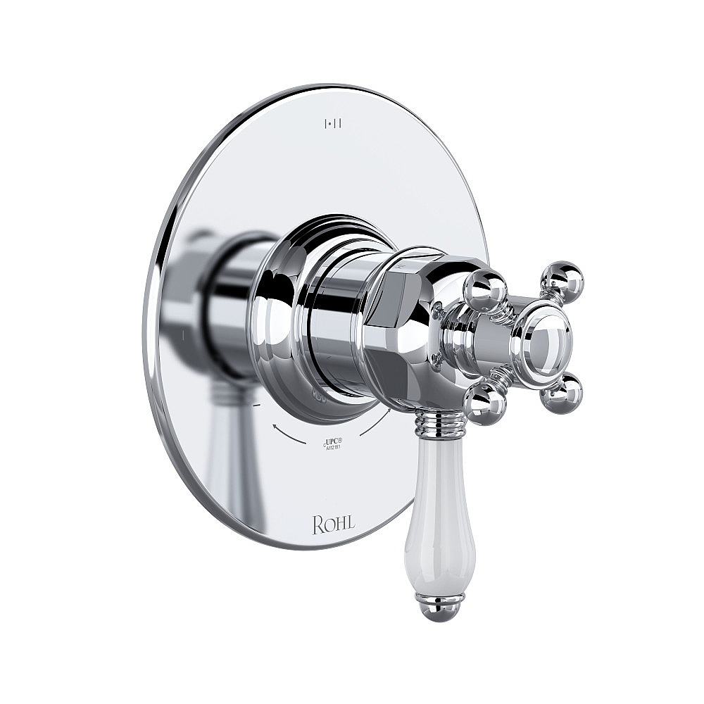 Rohl TTD23W1LPAPC 1/2" Therm & Pressure Balance Trim With 3 Functions - Polished Chrome