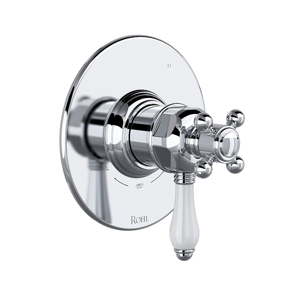 Rohl TTD45W1LPAPC 1/2" Therm & Pressure Balance Trim With 5 Functions - Polished Chrome
