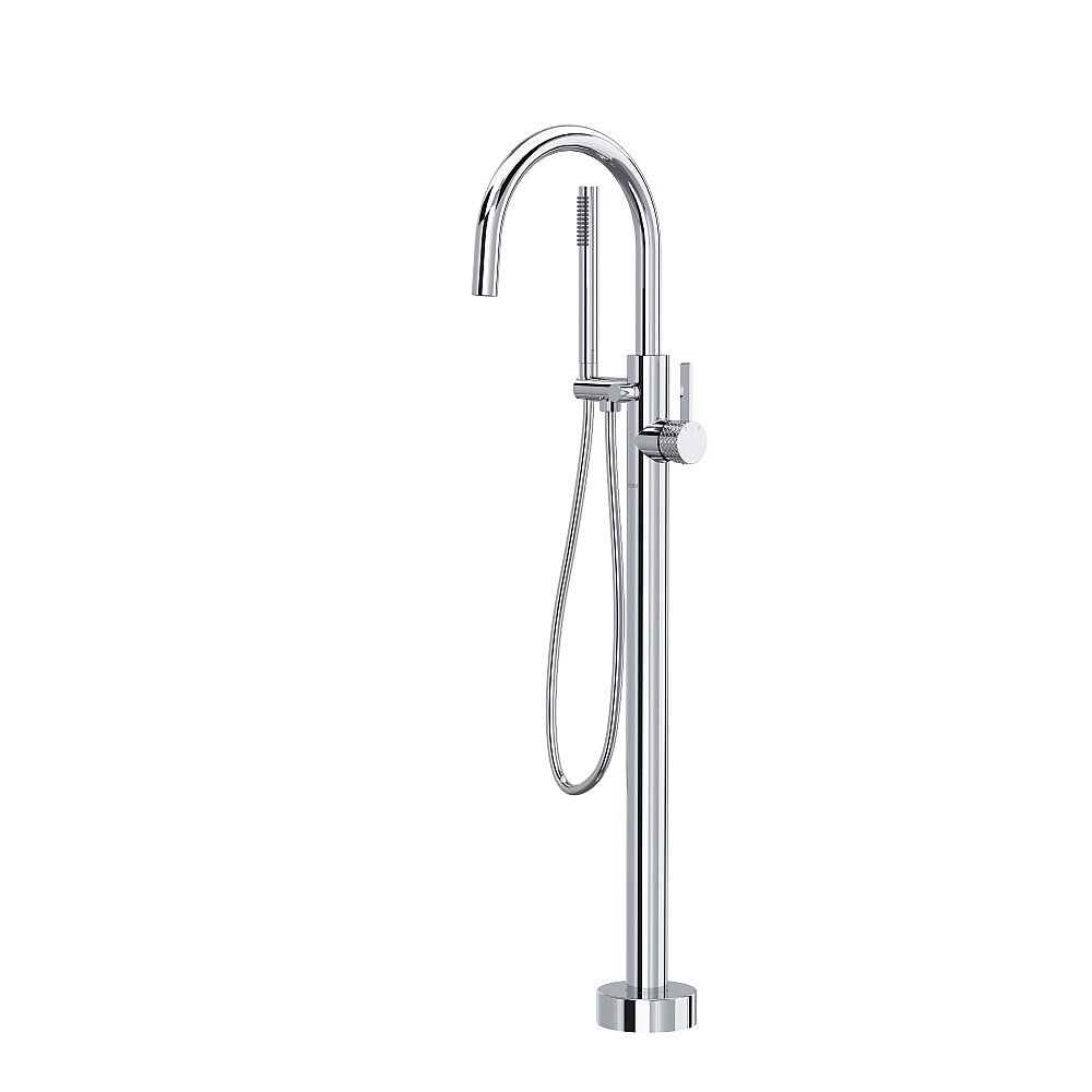 Rohl TTE06HF1LMAPC Tenerife™ Single Hole Floor Mount Tub Filler Trim - Polished Chrome