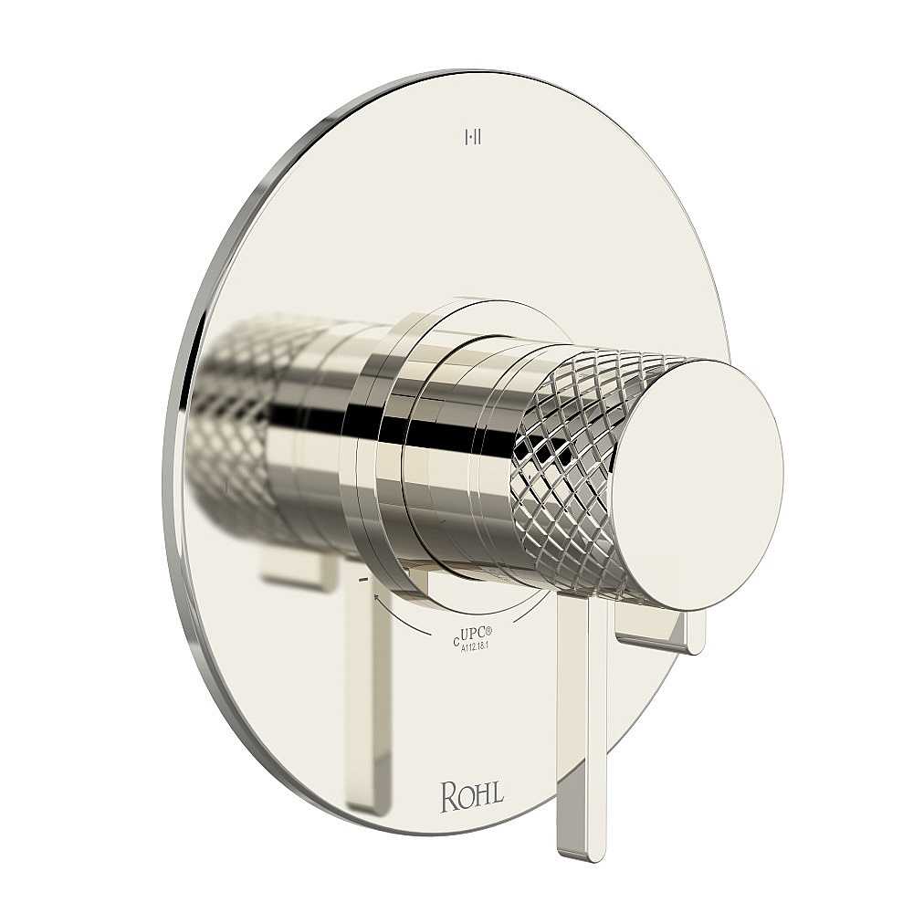 Rohl TTE23W1LMPN Tenerife™ 1/2" Therm & Pressure Balance Trim With 3 Functions - Polished Nickel