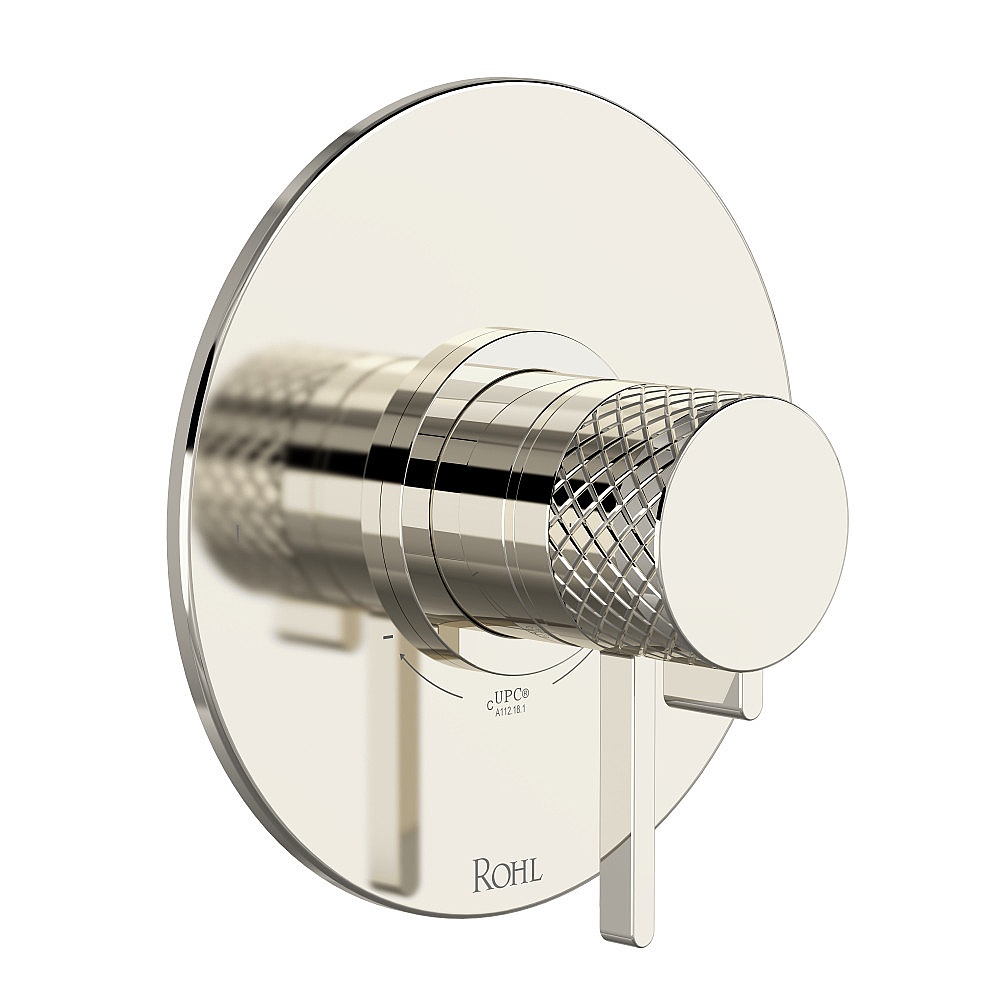 Rohl TTE44W1LMPN Tenerife™ 1/2" Therm & Pressure Balance Trim With 2 Functions - Polished Nickel
