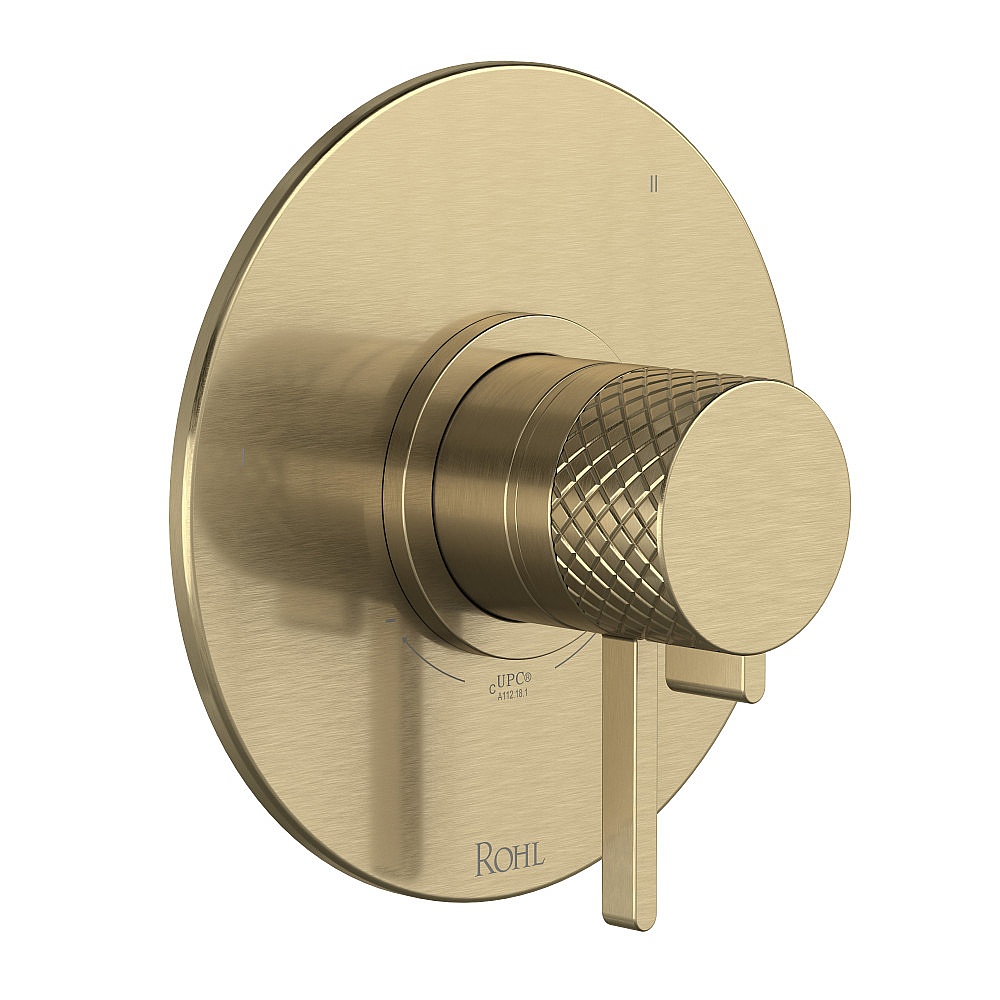 Rohl TTE45W1LMAG Tenerife™ 1/2" Therm & Pressure Balance Trim With 5 Functions - Antique Gold