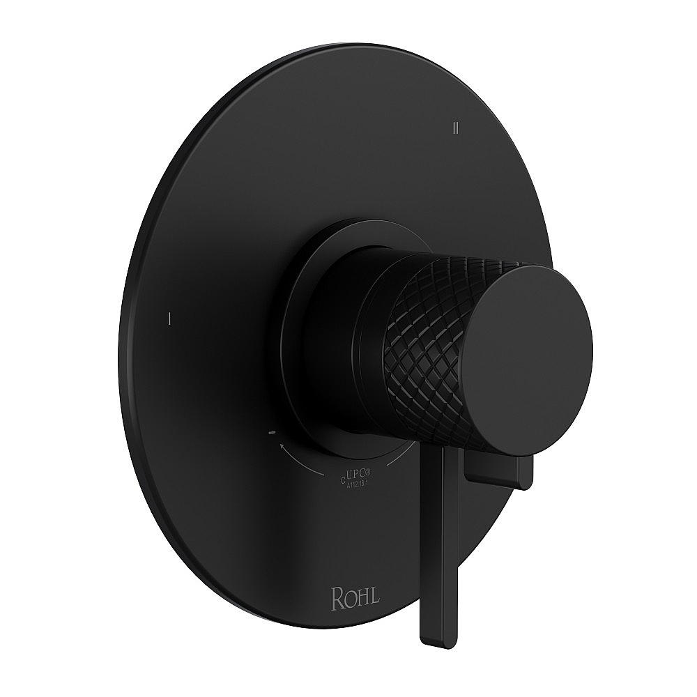 Rohl TTE45W1LMMB Tenerife™ 1/2" Therm & Pressure Balance Trim With 5 Functions - Matte Black