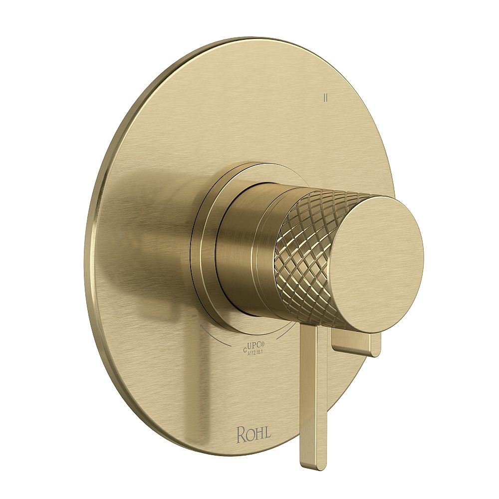 Rohl TTE47W1LMAG Tenerife™ 1/2" Therm & Pressure Balance Trim With 3 Functions - Antique Gold