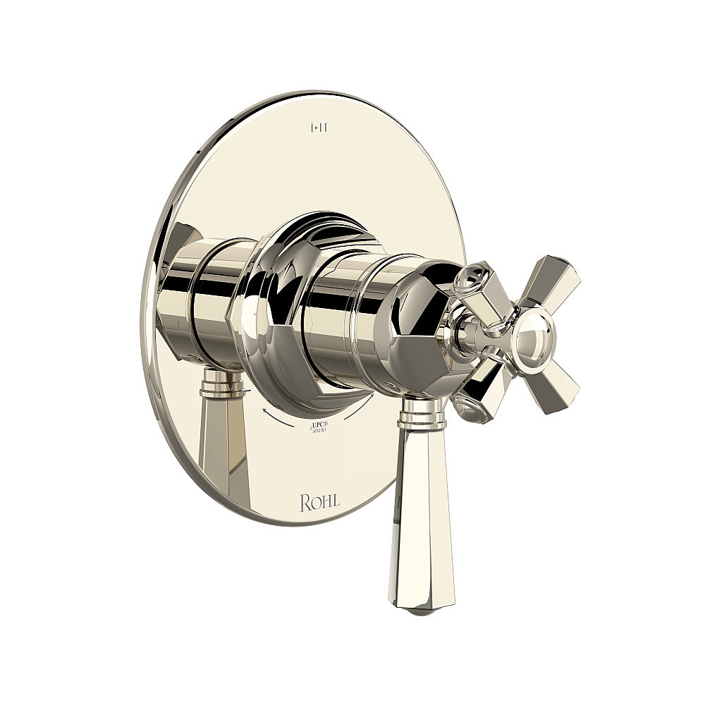 Rohl TTN23W1LMPN 1/2" Therm & Pressure Balance Trim With 3 Functions - Polished Nickel
