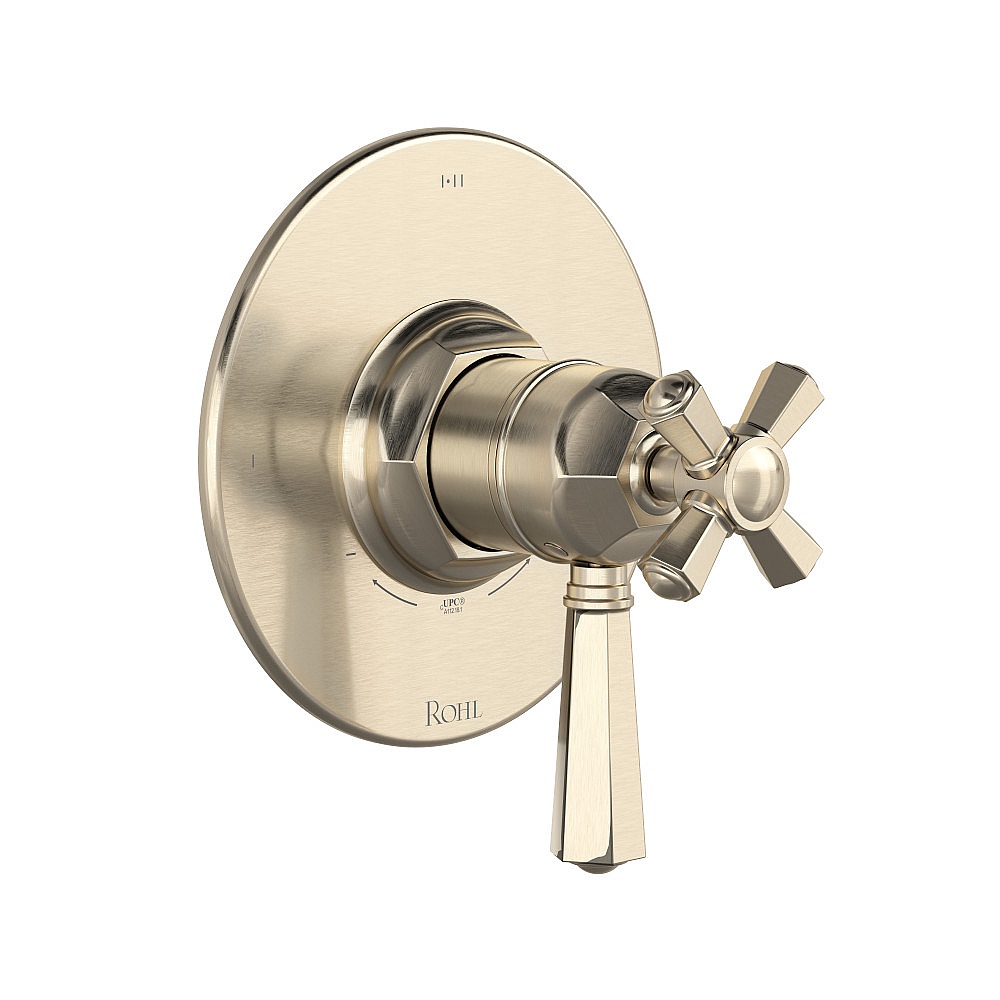 Rohl TTN23W1LMSTN 1/2" Therm & Pressure Balance Trim With 3 Functions - Satin Nickel