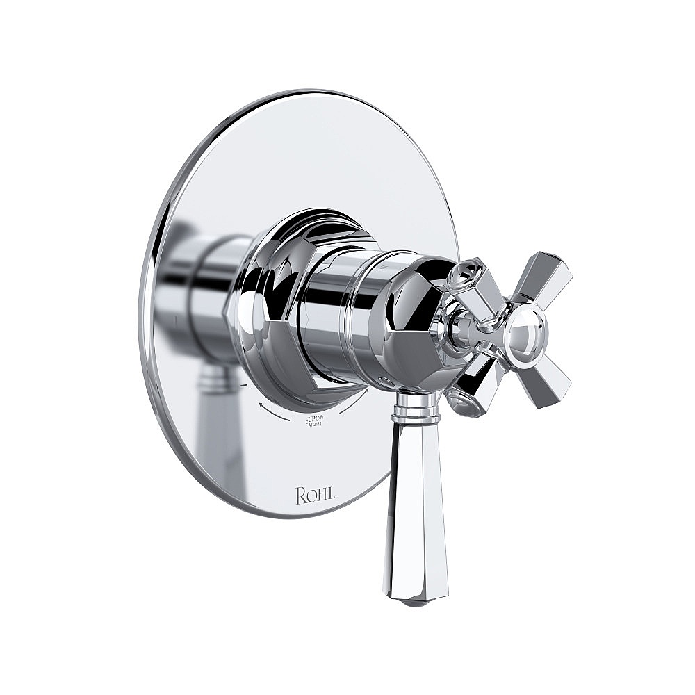 Rohl TTN44W1LMAPC 1/2" Therm & Pressure Balance Trim With 2 Functions - Polished Chrome