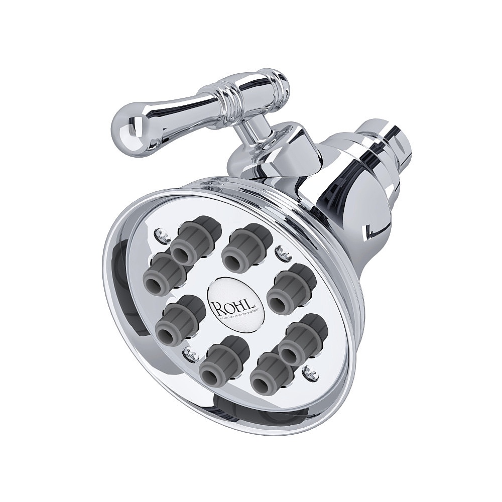 Rohl WI0123APC 4" Multi-Function Showerhead - Polished Chrome