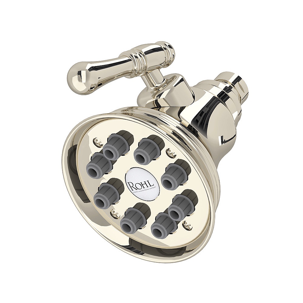Rohl WI0123PN 4" Multi-Function Showerhead - Polished Nickel