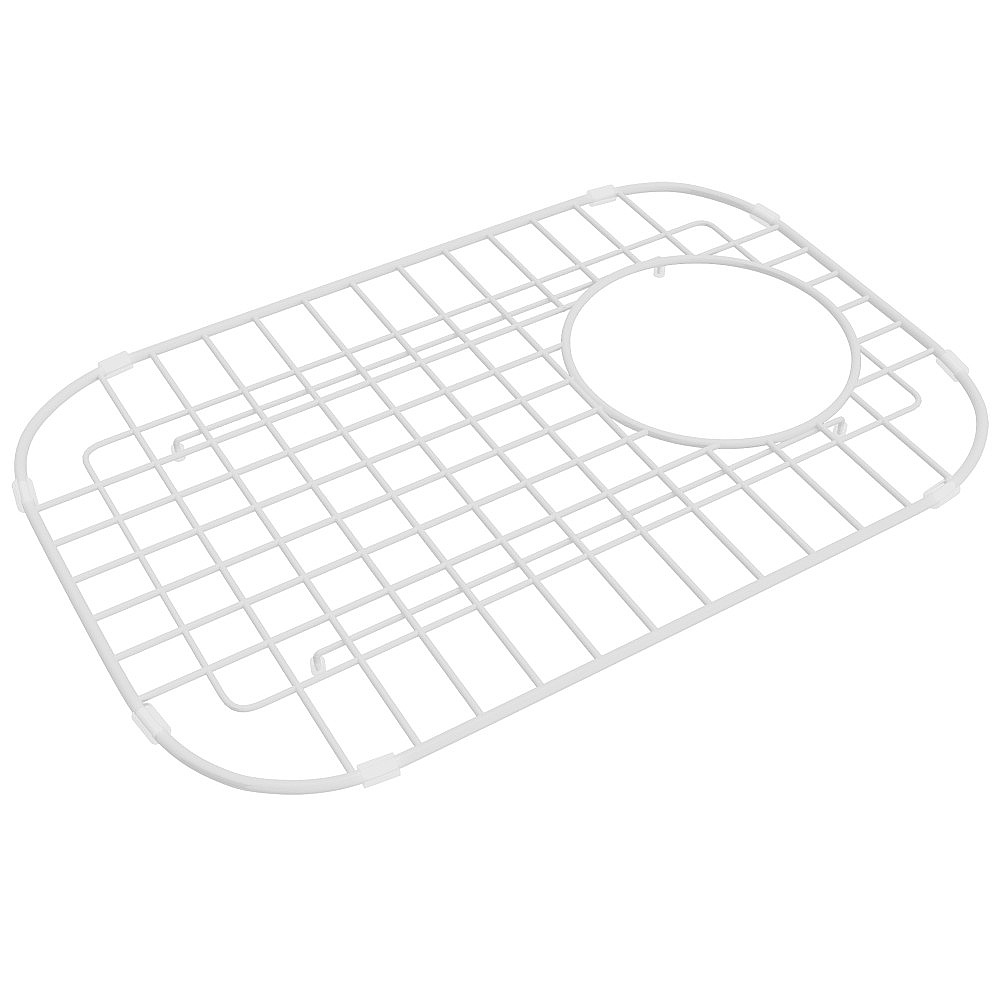 Rohl WSG6327SMWH Wire Sink Grid For 6337 Kitchen Sinks Small Bowl - White (WH)