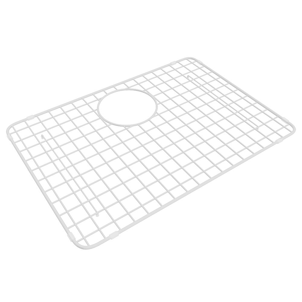 Rohl WSG6347WH Wire Sink Grid For 6347 Kitchen Or Laundry Sink - White (WH)