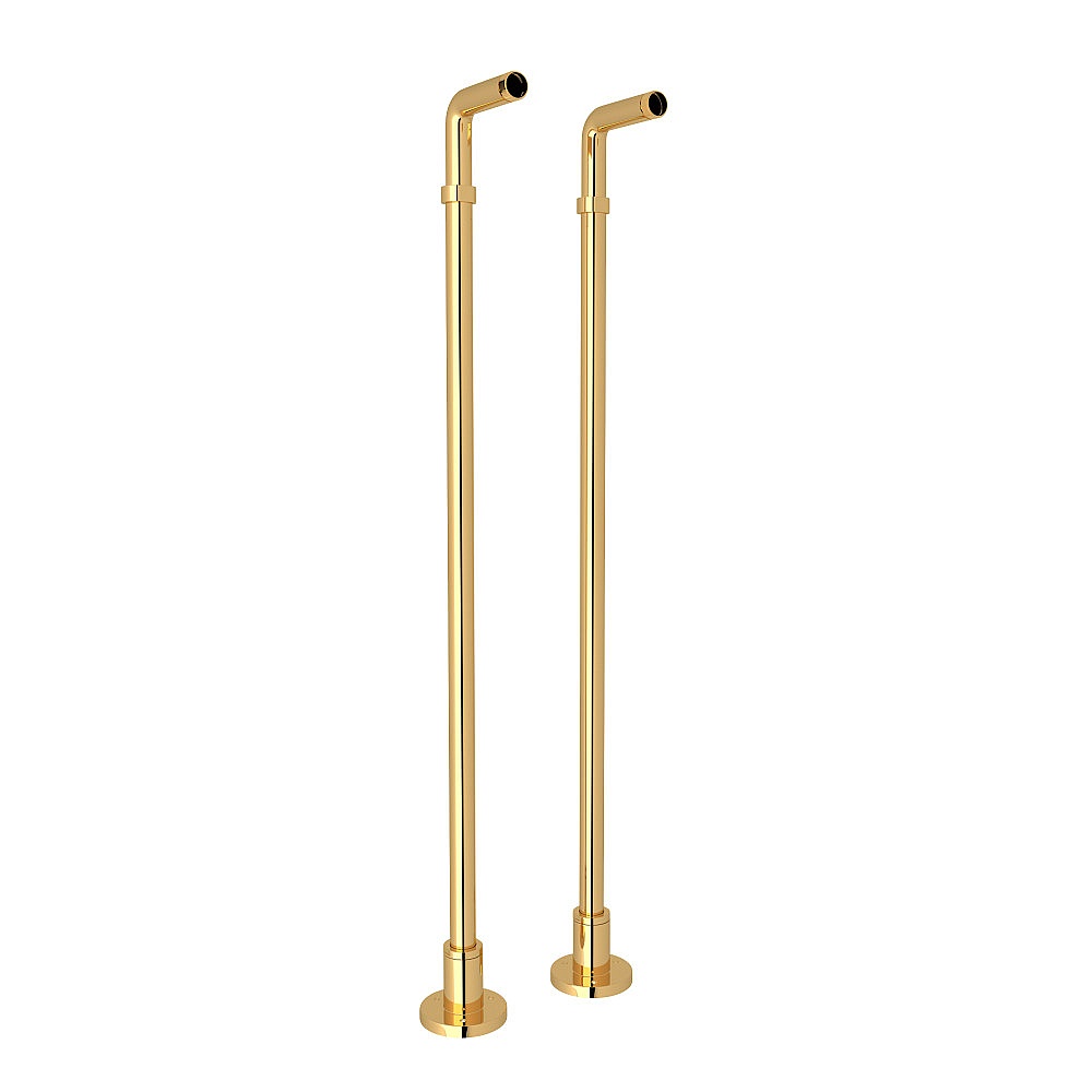 Rohl ZA386-IB Floor Pillar Unions - Italian Brass