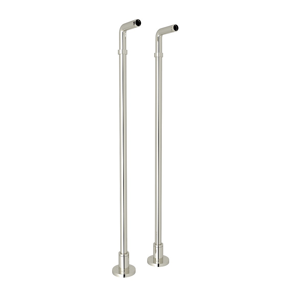 Rohl ZA386-PN Floor Pillar Unions - Polished Nickel