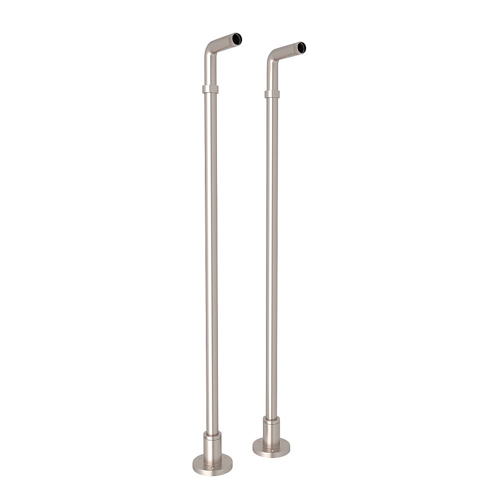 Rohl ZA386-STN Floor Pillar Unions - Satin Nickel