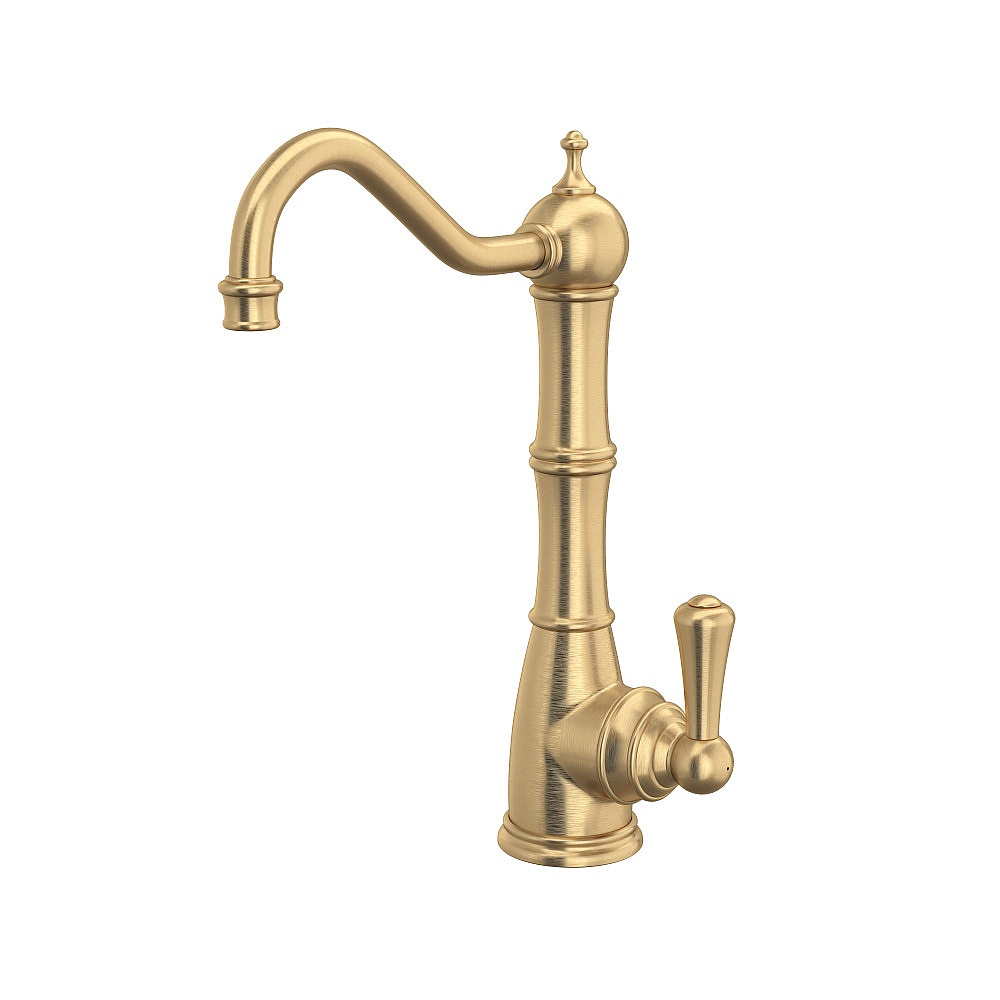 Perrin & Rowe U.1621L-SEG-2 Edwardian™ Filter Kitchen Faucet - Satin English Gold
