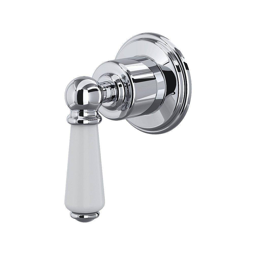 Perrin & Rowe U.3240L-APC/TO Edwardian™ Trim For Volume Control And Diverter - Polished Chrome