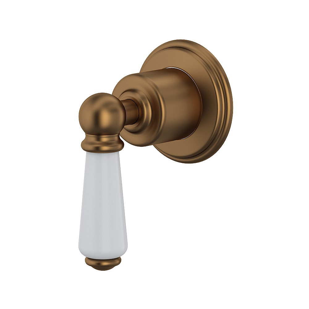 Perrin & Rowe U.3240L-EB/TO Edwardian™ Trim For Volume Control And Diverter - English Bronze