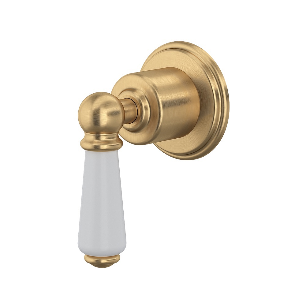 Perrin & Rowe U.3240L-SEG/TO Edwardian™ Trim For Volume Control And Diverter - Satin English Gold