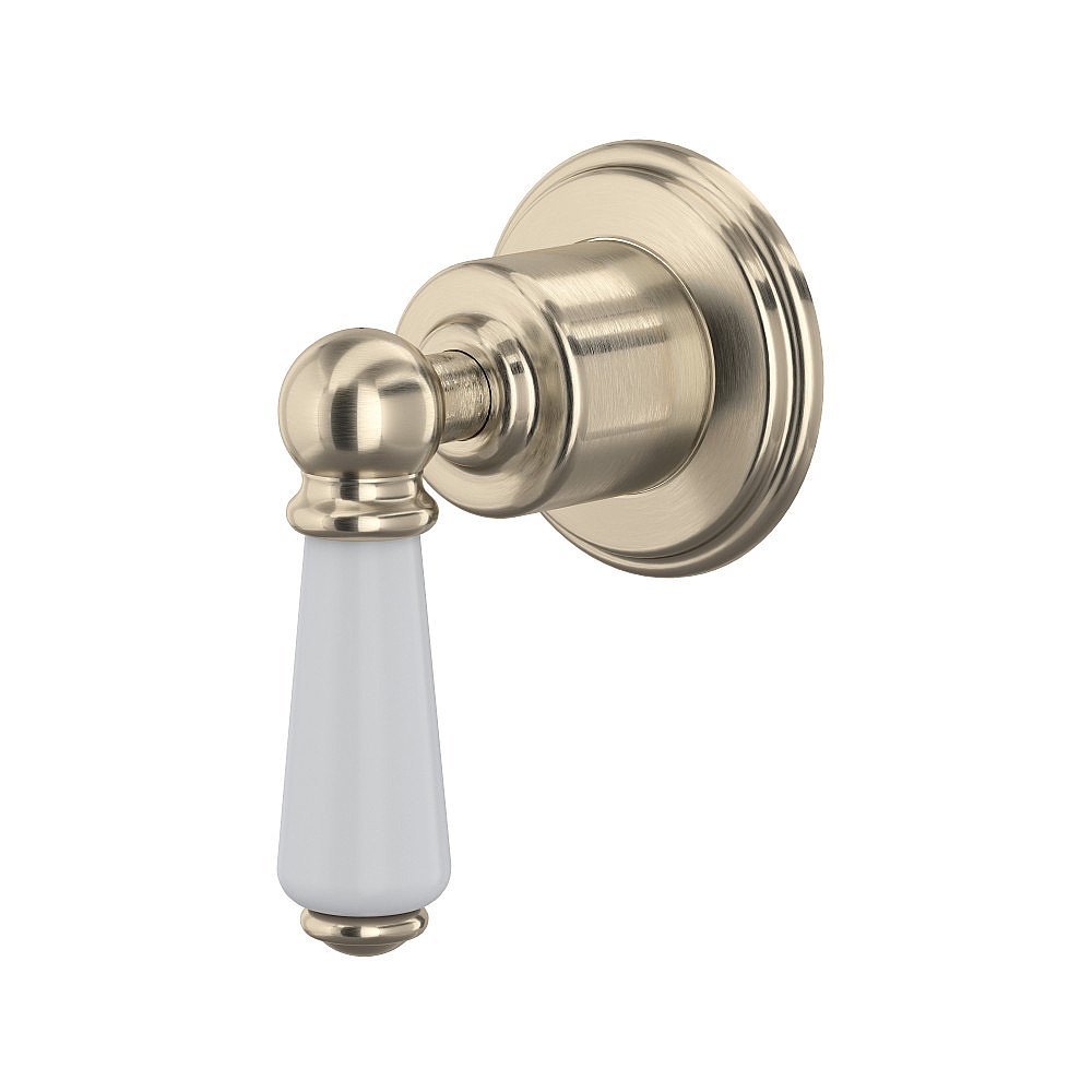 Perrin & Rowe U.3240L-STN/TO Edwardian™ Trim For Volume Control And Diverter - Satin Nickel