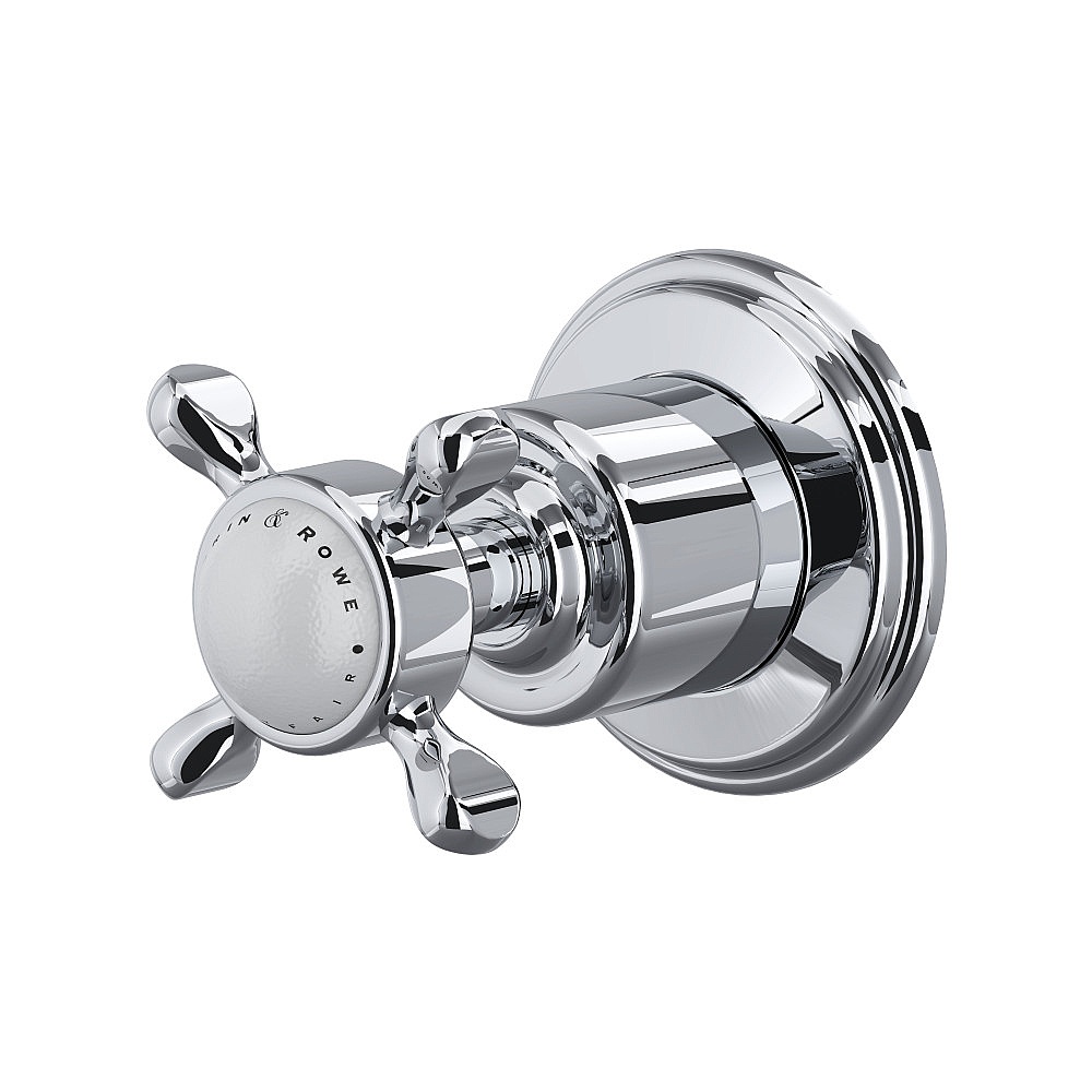 Perrin & Rowe U.3241X-APC/TO Edwardian™ Trim For Volume Control And Diverter - Polished Chrome