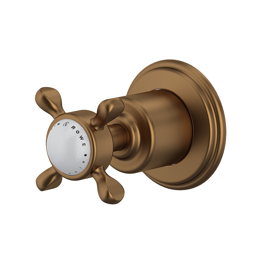 Perrin & Rowe U.3241X-EB/TO Edwardian™ Trim For Volume Control And Diverter - English Bronze