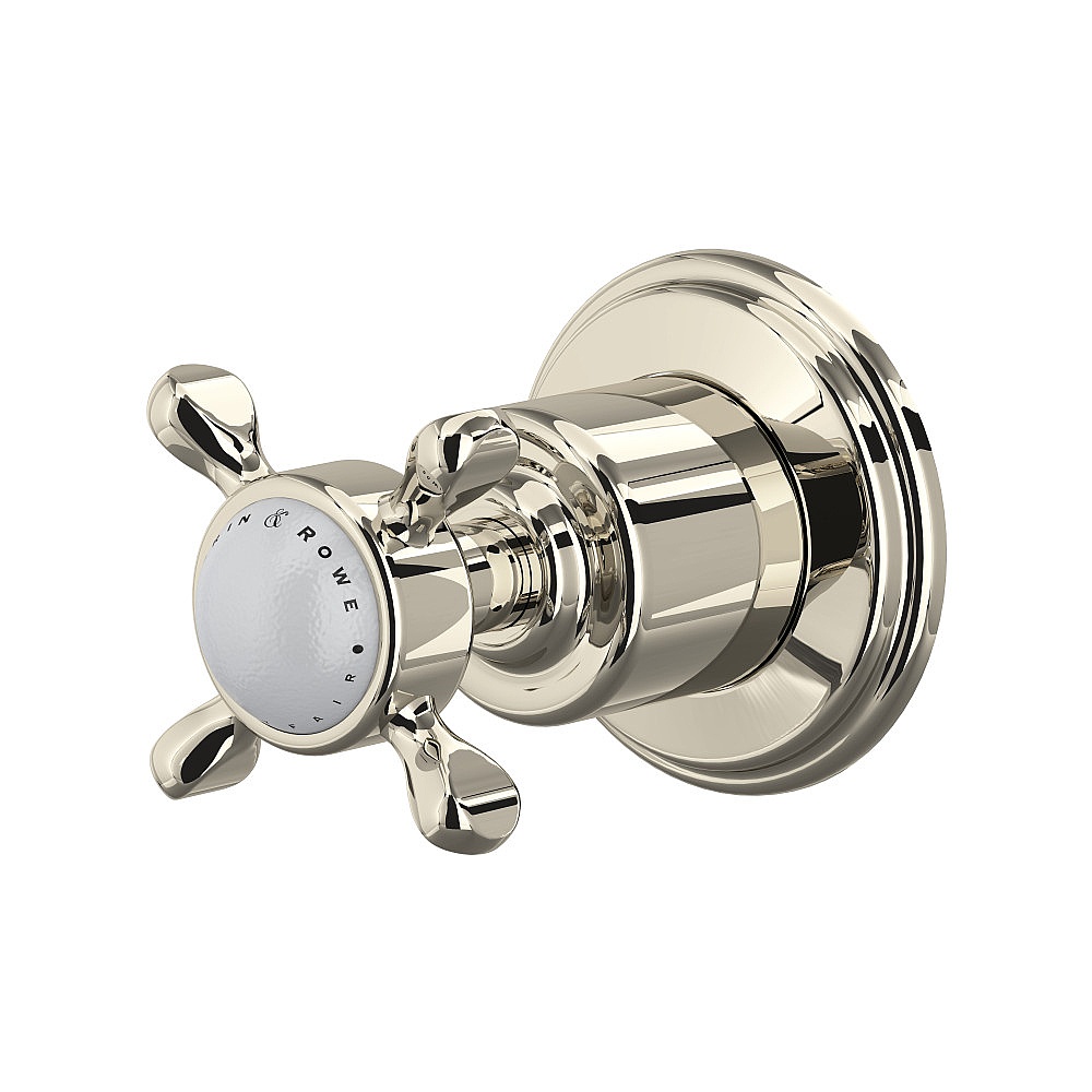 Perrin & Rowe U.3241X-PN/TO Edwardian™ Trim For Volume Control And Diverter - Polished Nickel