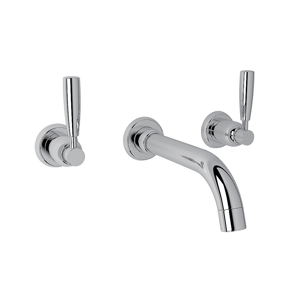 Perrin & Rowe U.3321LS-APC/TO-2 Holborn™ Wall Mount Lavatory Faucet Trim - Polished Chrome
