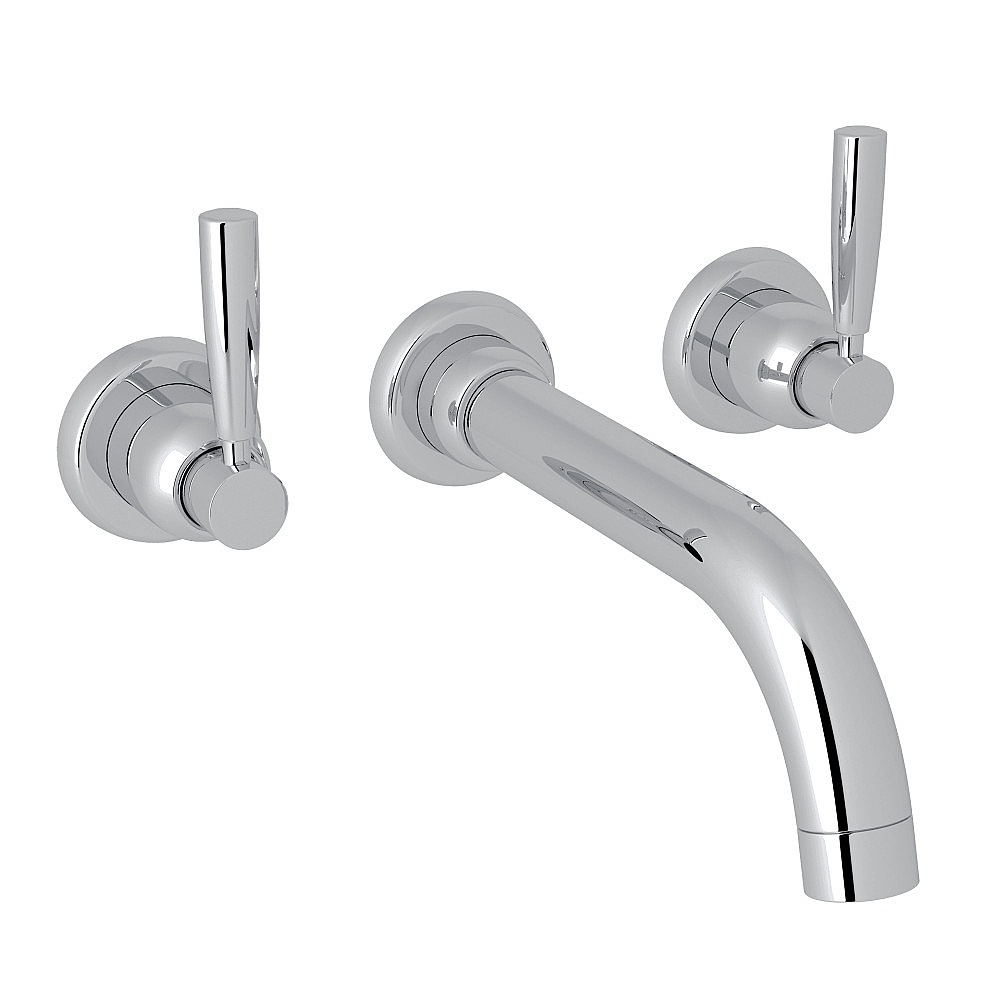 Perrin & Rowe U.3331LS-APC/TO Holborn™ Wall Mount Tub Filler Trim - Polished Chrome