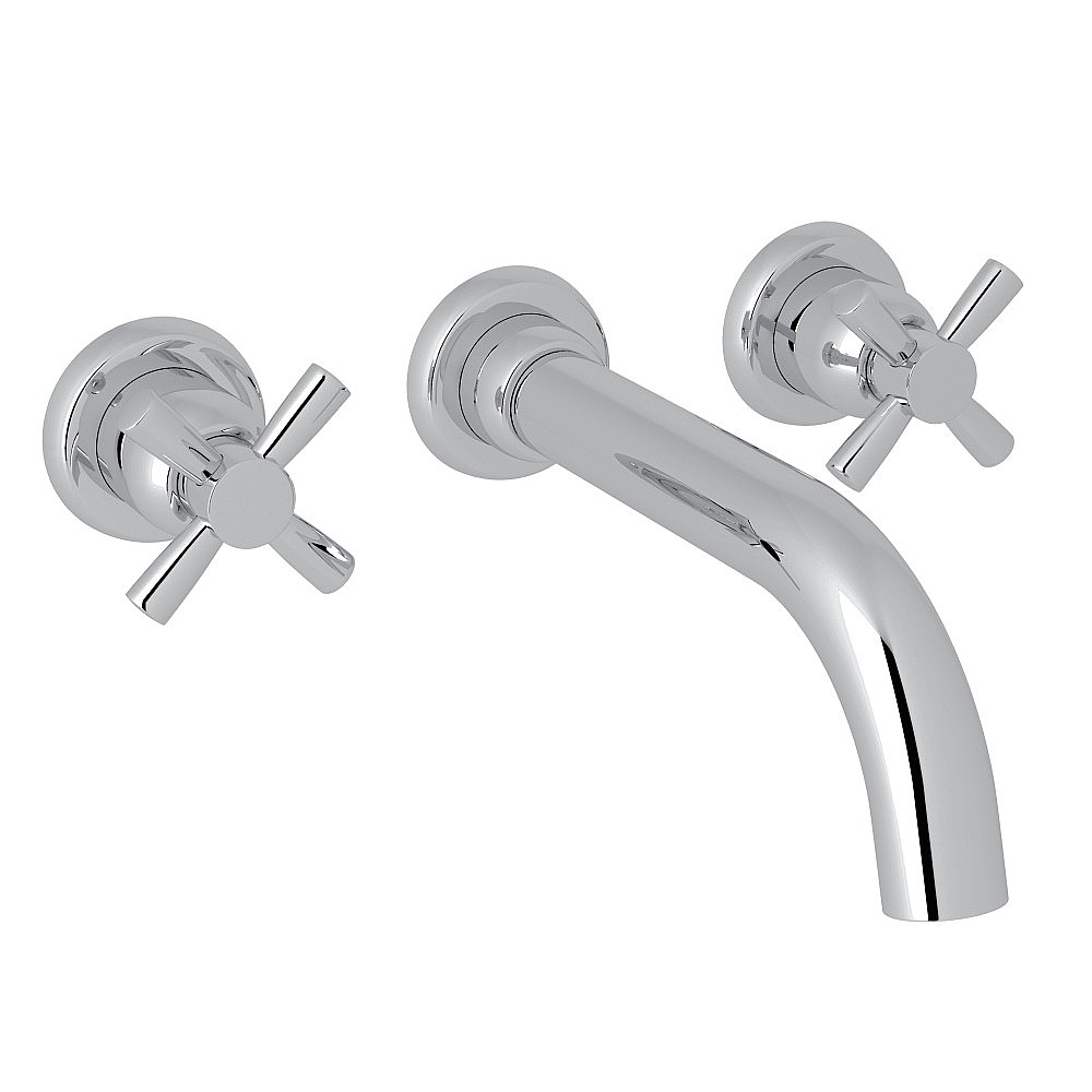 Perrin & Rowe U.3332X-APC/TO Holborn™ Wall Mount Tub Filler Trim - Polished Chrome
