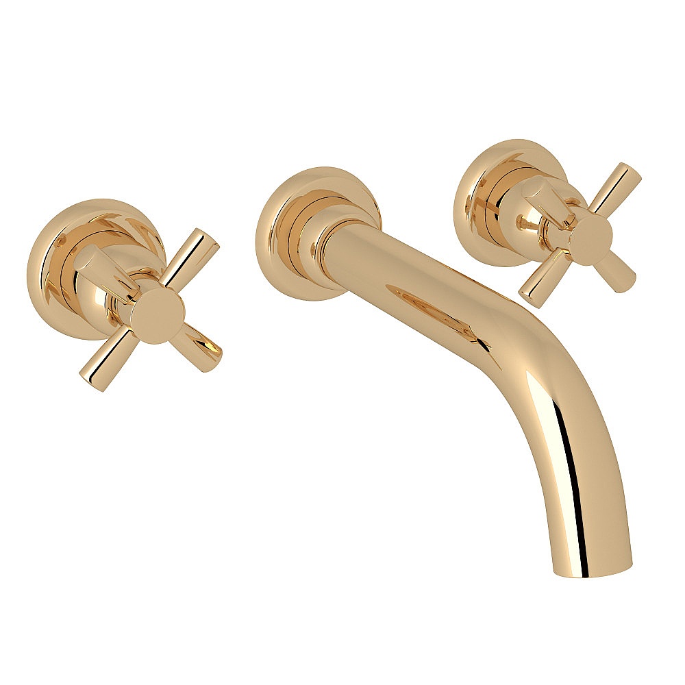 Perrin & Rowe U.3332X-EG/TO Holborn™ Wall Mount Tub Filler Trim - English Gold
