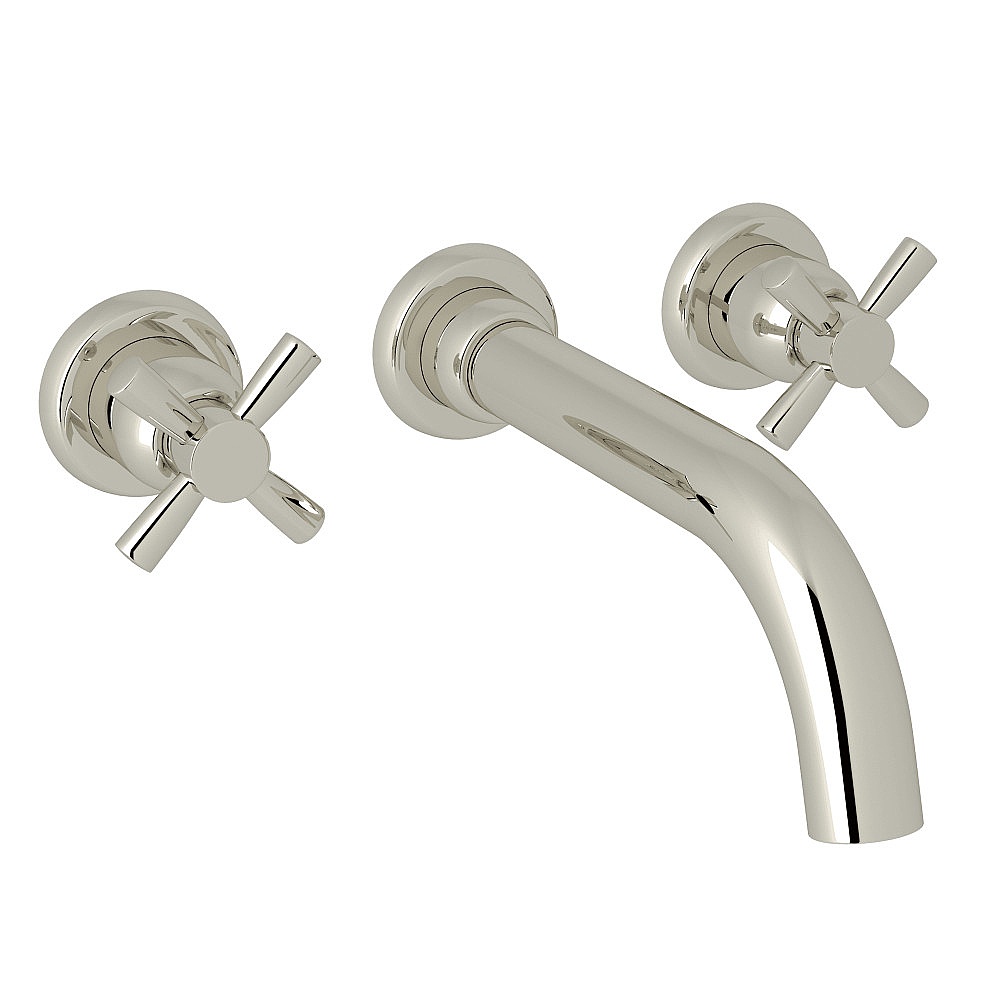 Perrin & Rowe U.3332X-PN/TO Holborn™ Wall Mount Tub Filler Trim - Polished Nickel