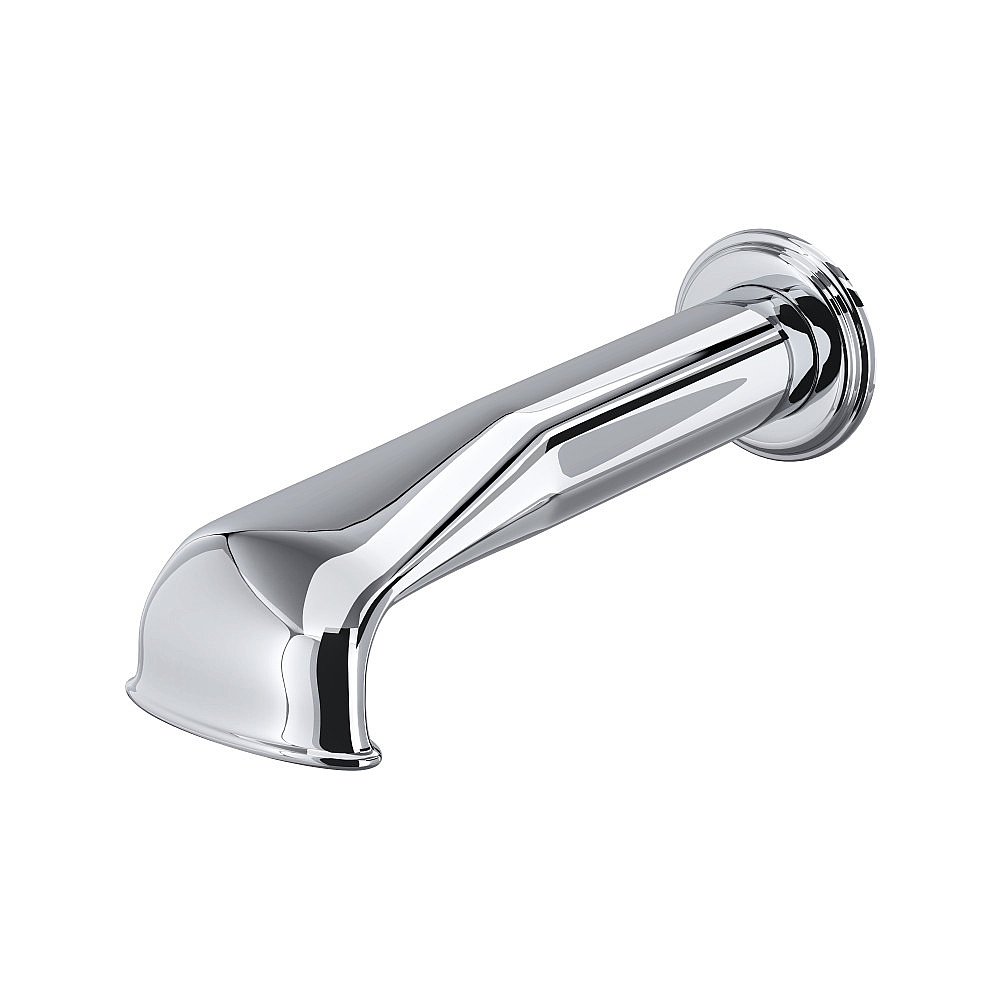 Perrin & Rowe U.3585APC Edwardian™ Wall Mount Tub Spout With U-Spout - Polished Chrome