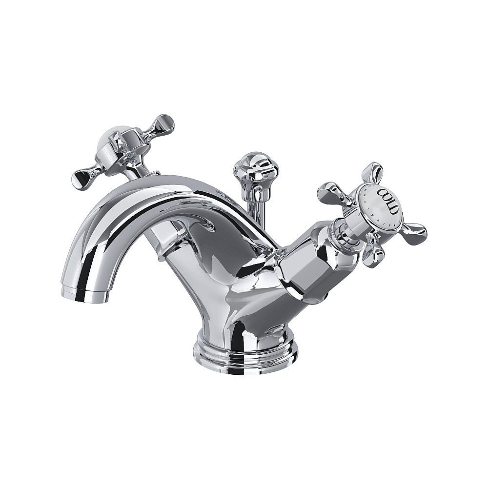 Perrin & Rowe U.3626X-APC-2 Edwardian™ Two Handle Lavatory Faucet - Polished Chrome