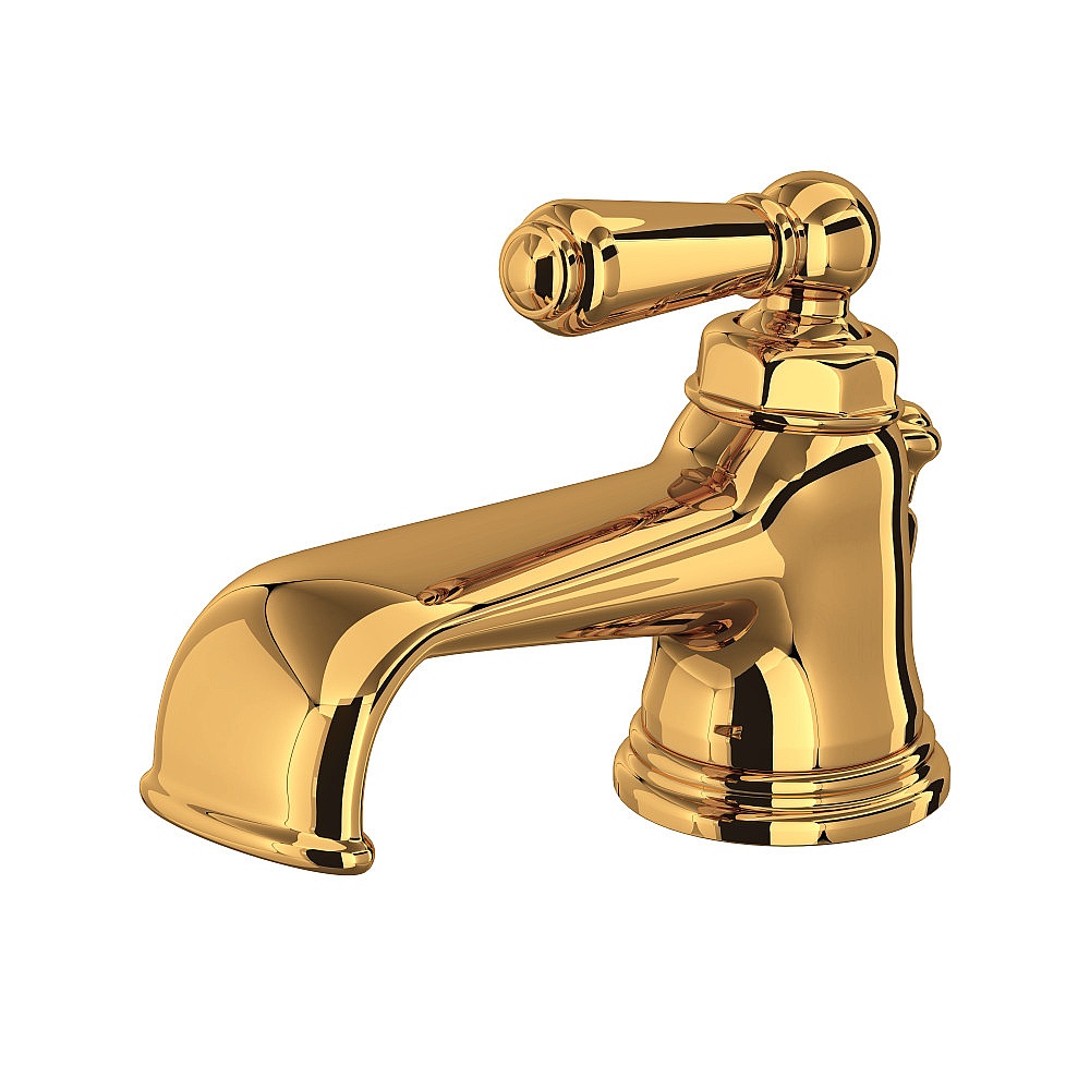 Perrin & Rowe U.3670L-EG-2 Edwardian™ Single Handle Lavatory Faucet - English Gold