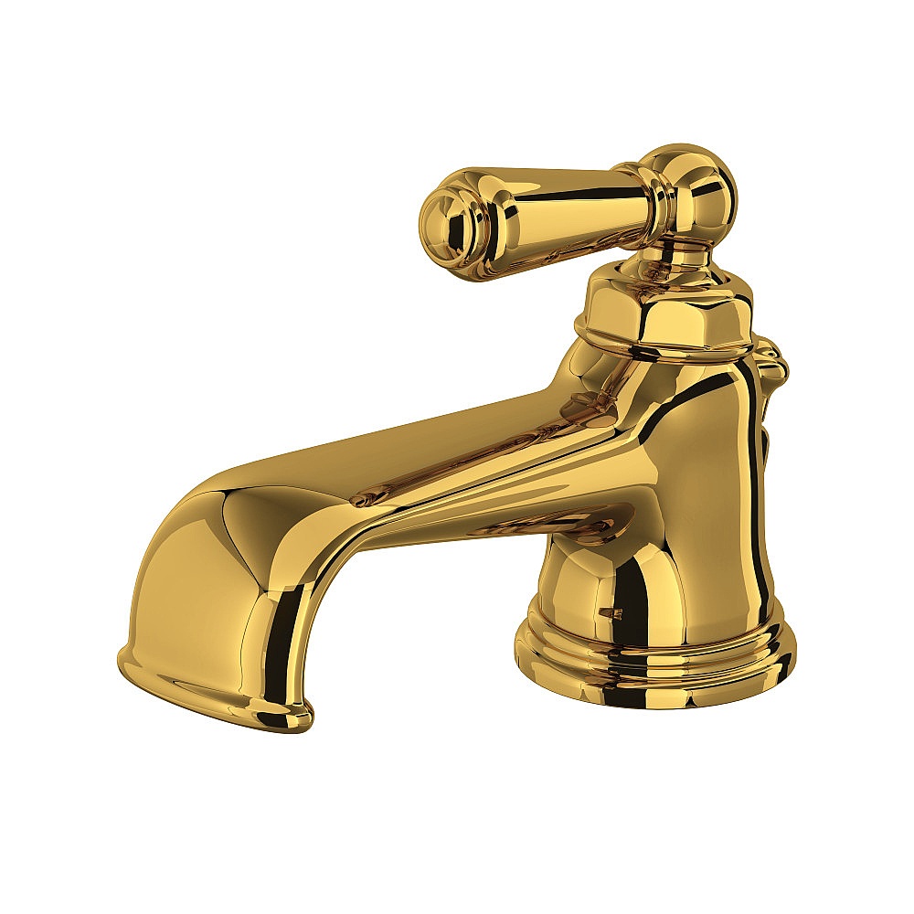 Perrin & Rowe U.3670L-ULB-2 Edwardian™ Single Handle Lavatory Faucet - Unlacquered Brass