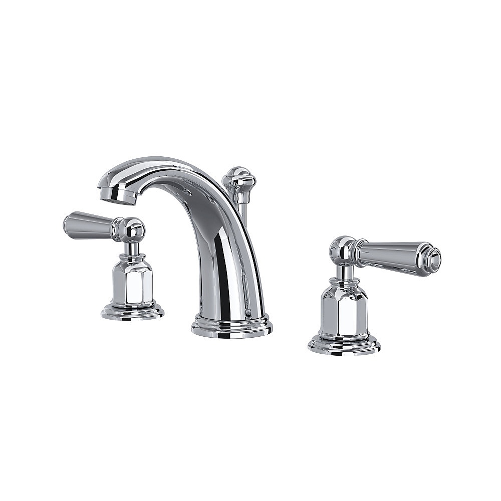 Perrin & Rowe U.3760L-APC-2 Edwardian™ Widespread Lavatory Faucet - Polished Chrome