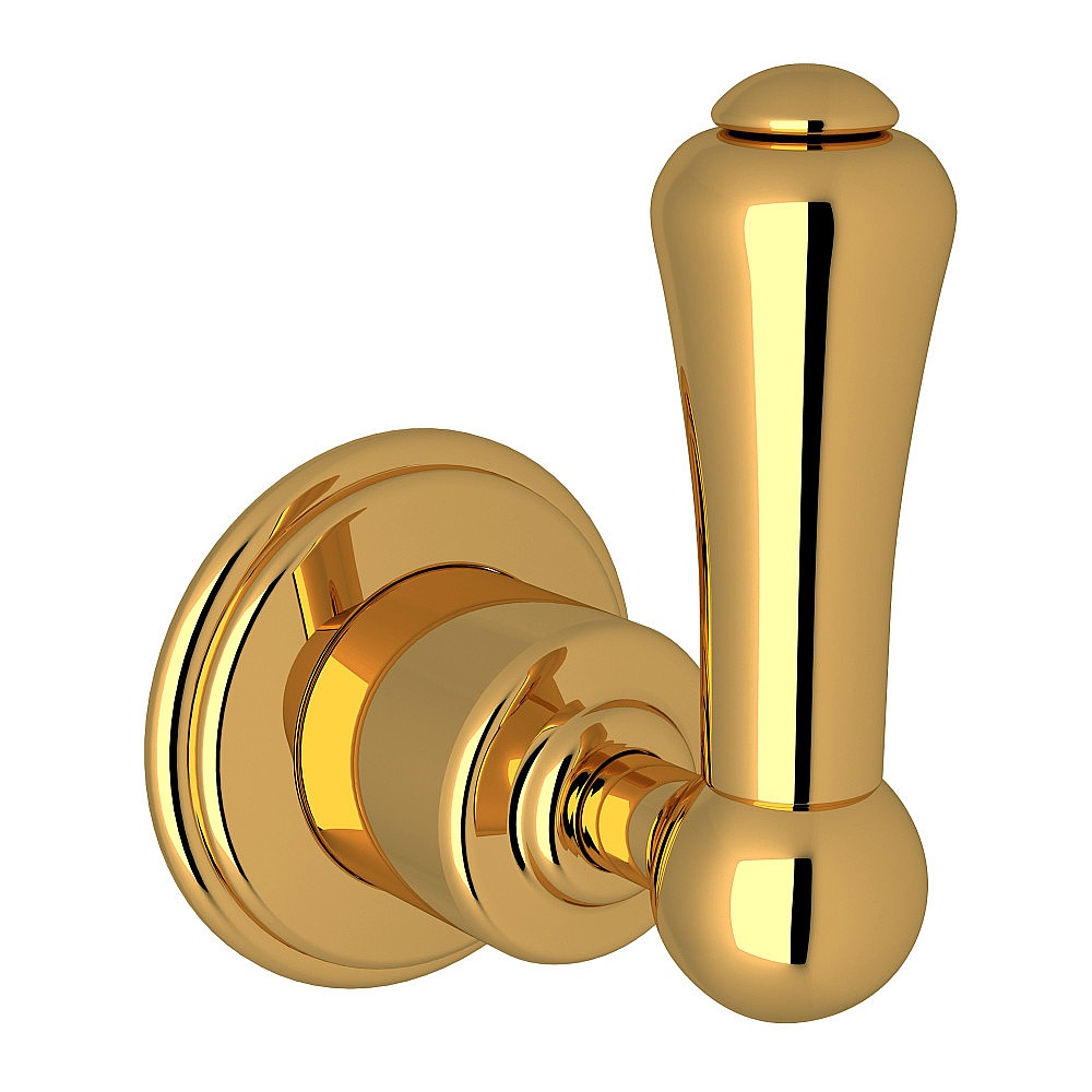 Perrin & Rowe U.3774LS-ULB/TO Edwardian™ Trim For Volume Control And Diverter - Unlacquered Brass