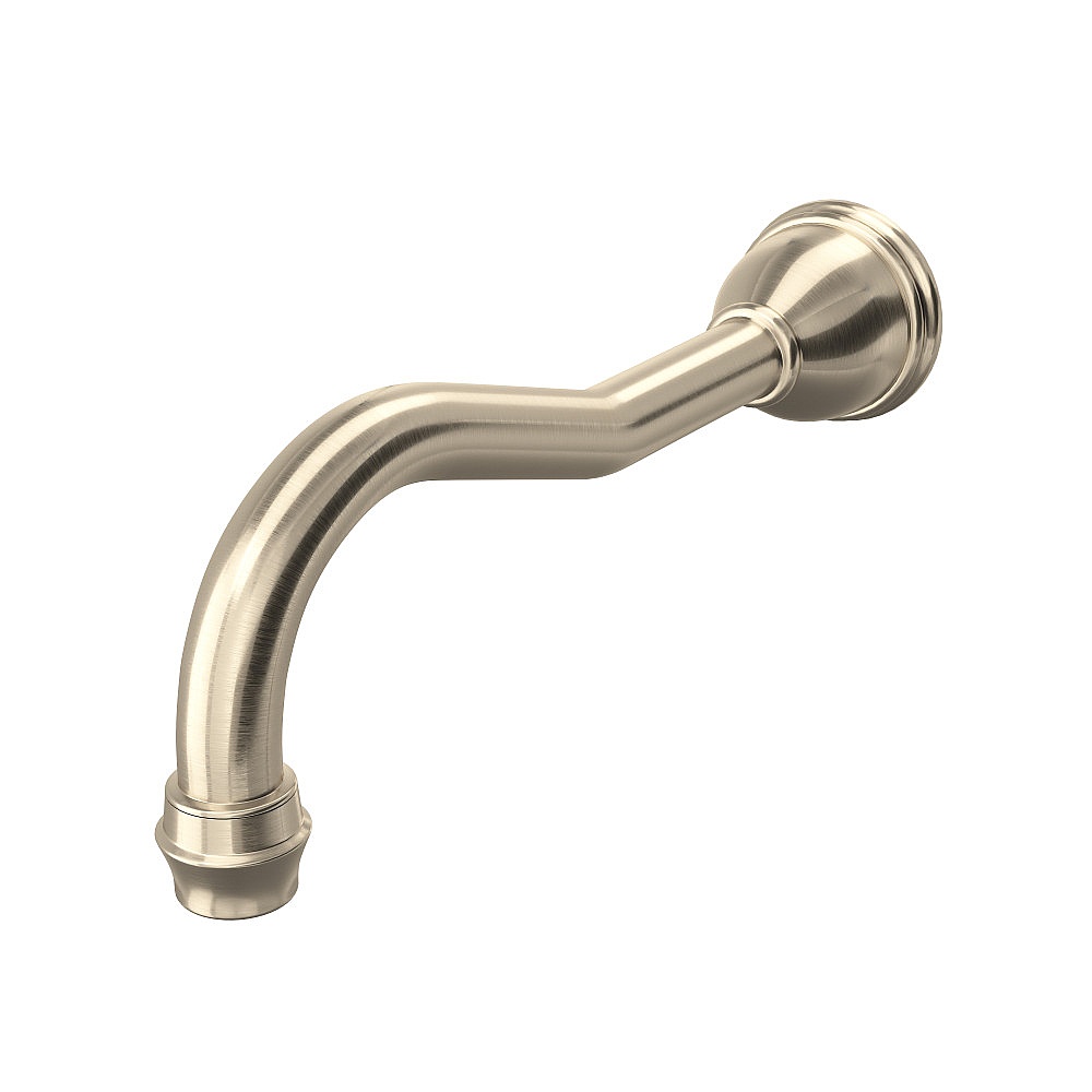 Perrin & Rowe U.3785STN Edwardian™ Wall Mount Tub Spout - Satin Nickel