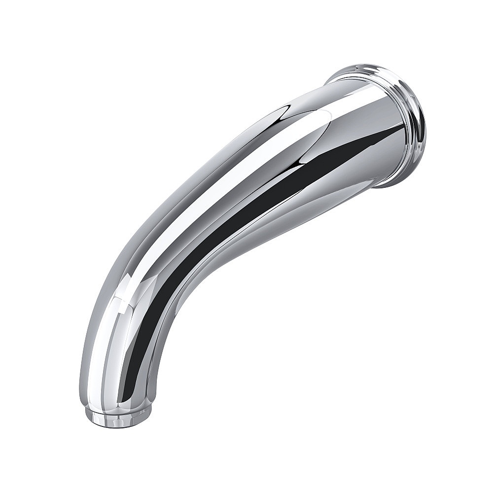 Perrin & Rowe U.3805APC Edwardian™ Wall Mount Tub Spout With C-Spout - Polished Chrome