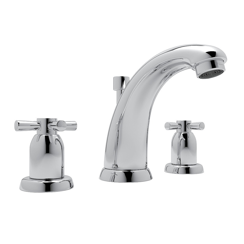 Perrin & Rowe U.3861X-APC-2 Holborn™ Widespread Lavatory Faucet - Polished Chrome