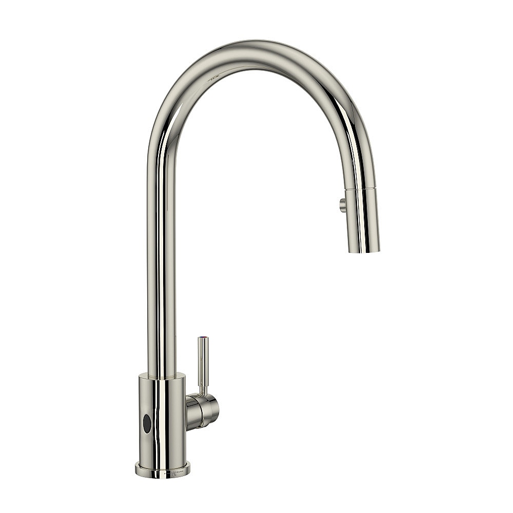 Perrin & Rowe U.4034LS-PN-2 Holborn™ Pull-Down Touchless Kitchen Faucet - Polished Nickel