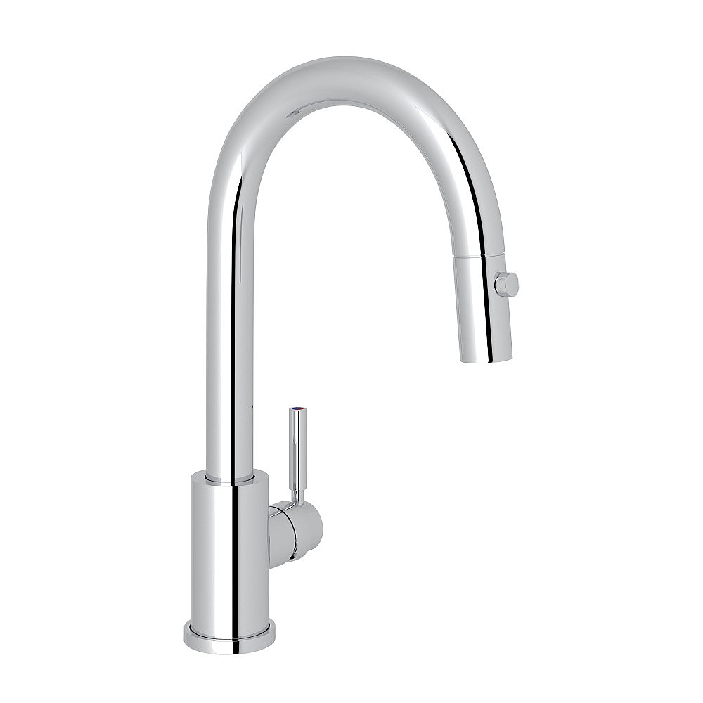 Perrin & Rowe U.4043APC-2 Holborn™ Pull-Down Bar/Food Prep Kitchen Faucet - Polished Chrome