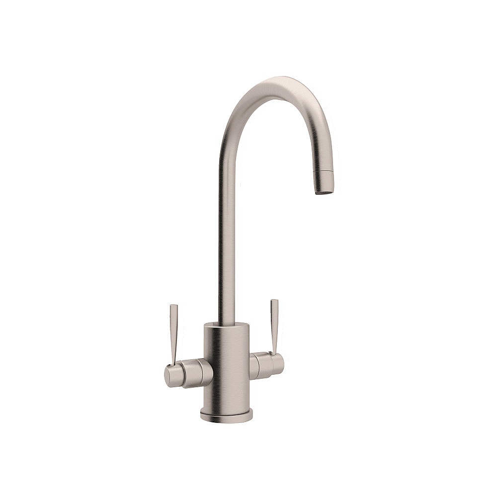 Perrin & Rowe U.4213LS-STN-2 Holborn™ Two Handle Bar/Food Prep Kitchen Faucet - Satin Nickel