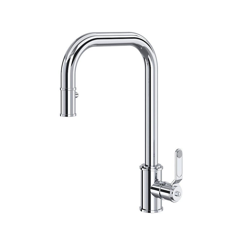 Perrin & Rowe U.4546HT-APC-2 Armstrong™ Pull-Down Kitchen Faucet With U-Spout - Polished Chrome