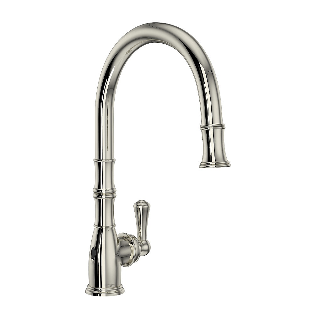 Perrin & Rowe U.4734PN-2 Georgian Era™ Pull-Down Touchless Kitchen Faucet - Polished Nickel