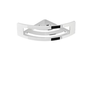 Aquabrass 2001PC 6" x 3" Concealed Corner Basket - Polished Chrome